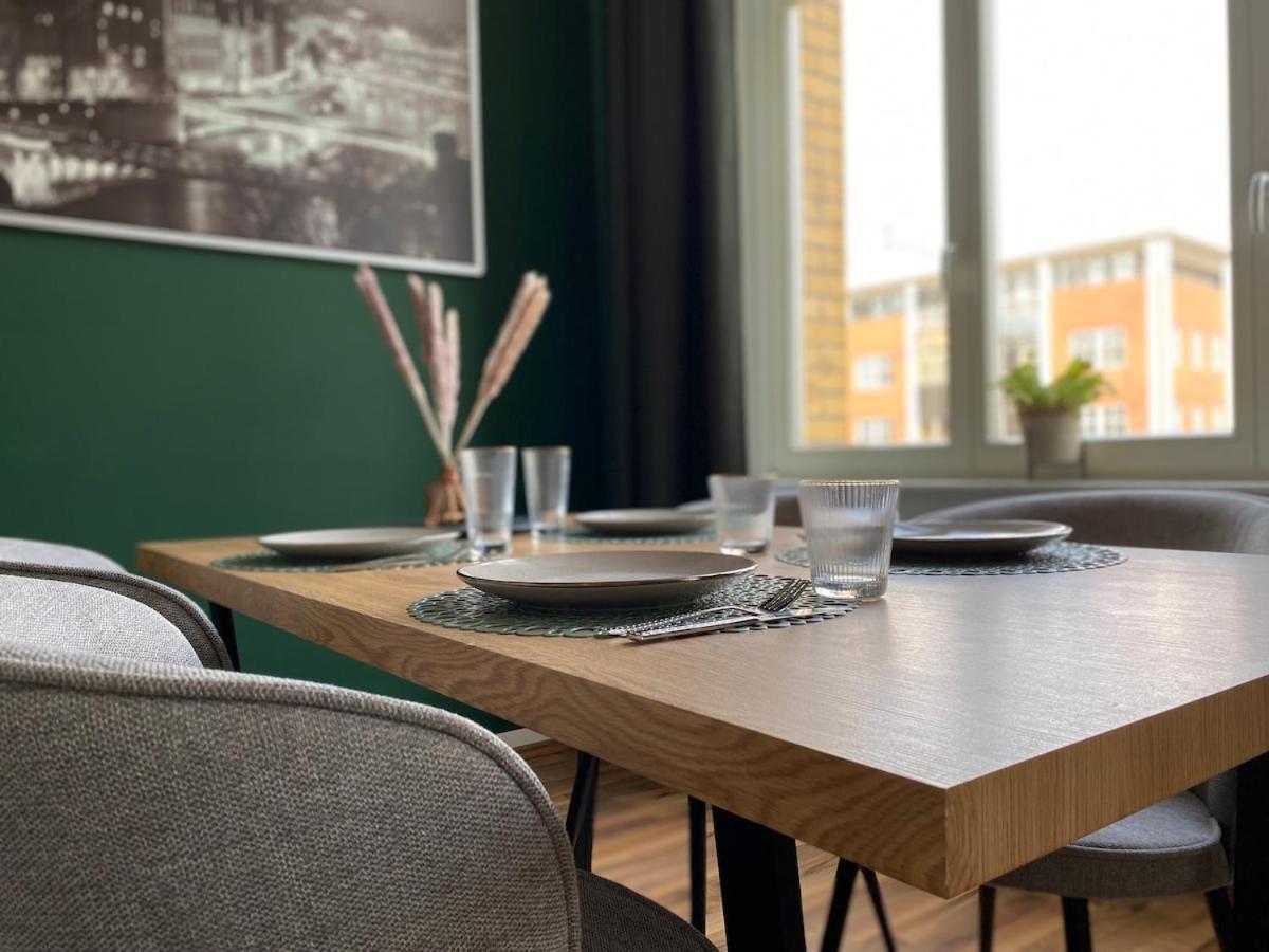 Stilvolles Loft Mit Kostenlosem Fahrrad 马格德堡 外观 照片