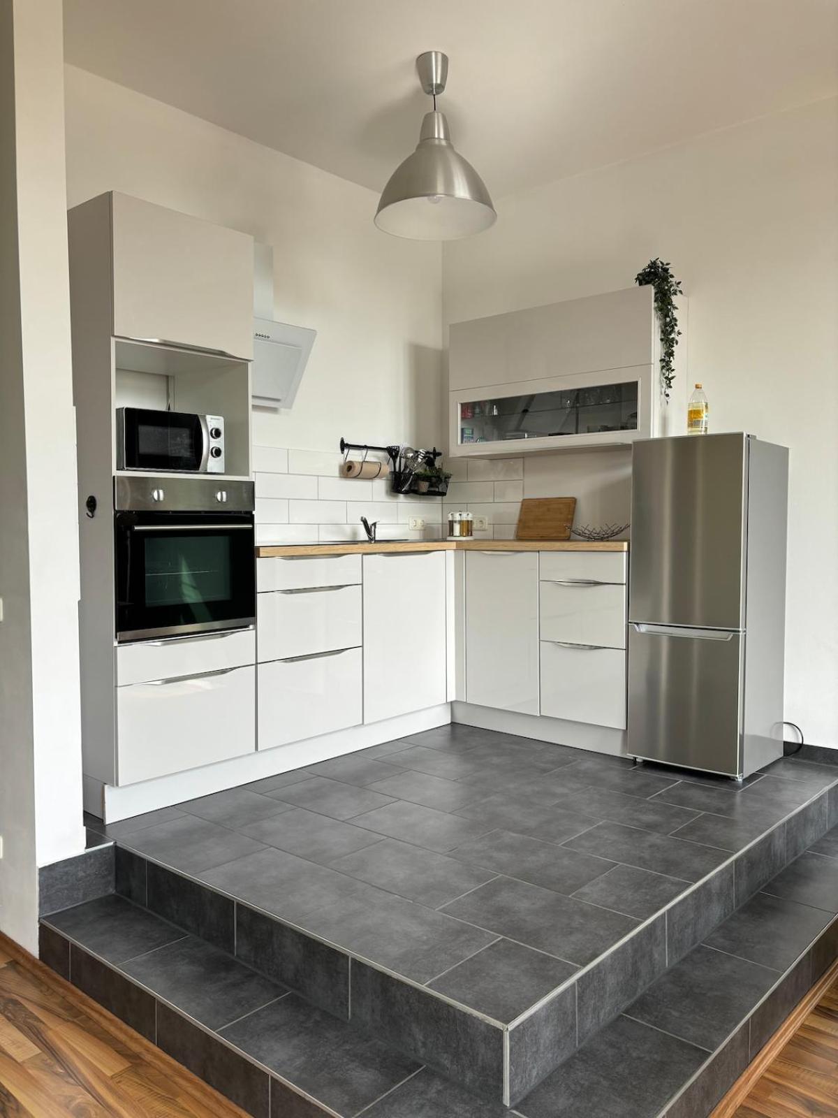 Stilvolles Loft Mit Kostenlosem Fahrrad 马格德堡 外观 照片